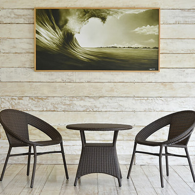 部屋ごとにテイストを変えたリゾートインテリア