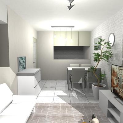 ホワイトモダンインテリアにグレーを加えて