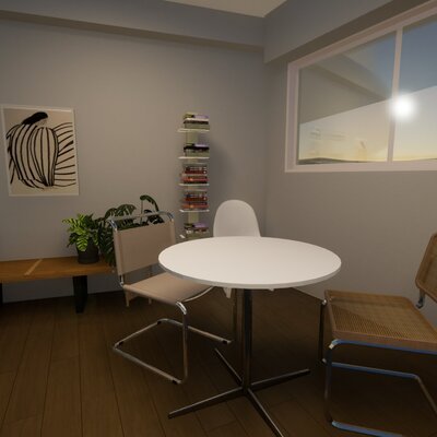 海外の北欧×モダンなルームシェア空間