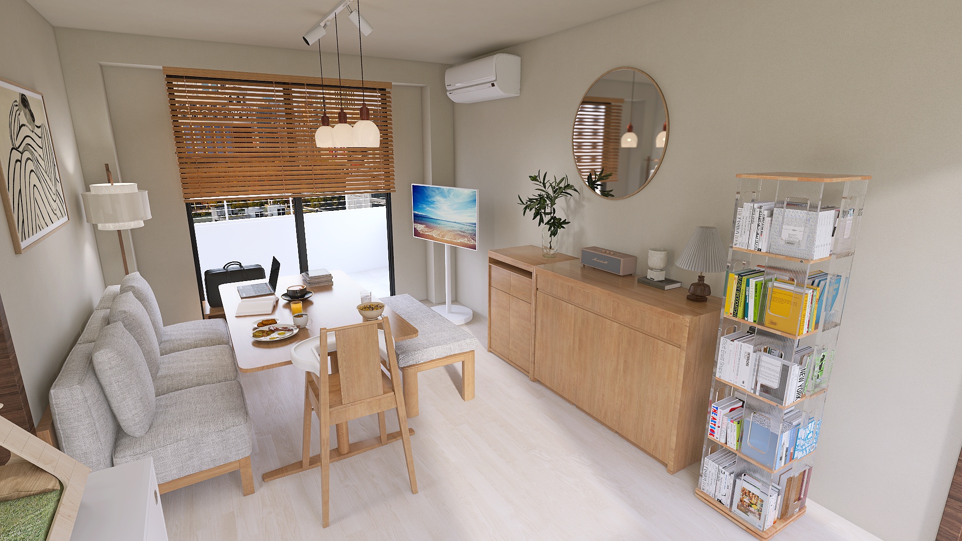 コンパクトでもフォーカルポイントを活用して使いやすく魅力的に魅せる