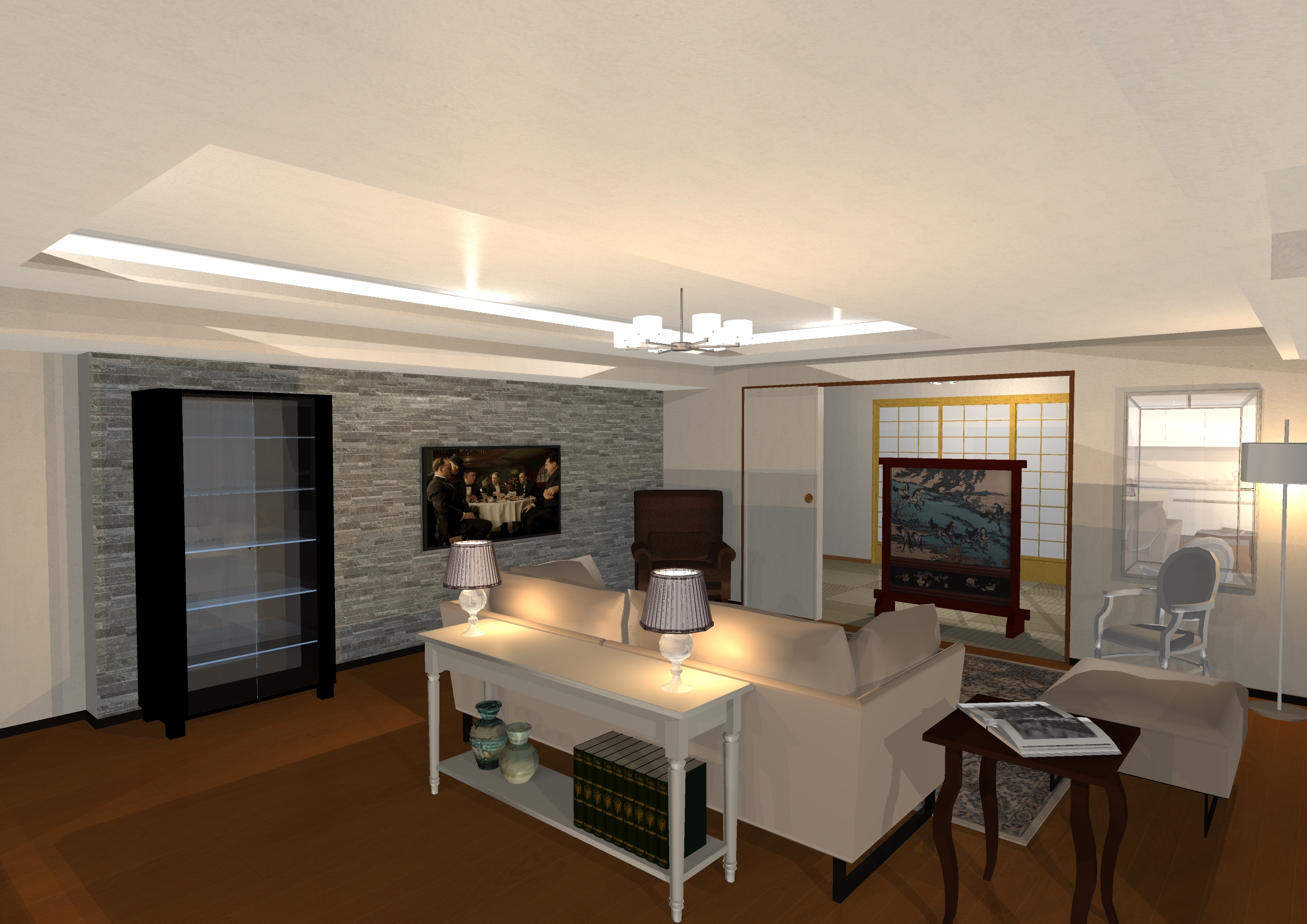 和洋折衷 のモダンクラシカルインテリア Hello Interior ハローインテリア