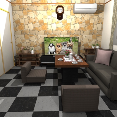 ご夫婦のおもいやりが詰まった、会話広がるリビング