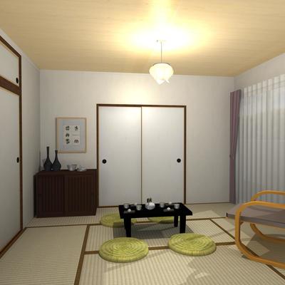 ナチュラルテイストにシックを加えたインテリア