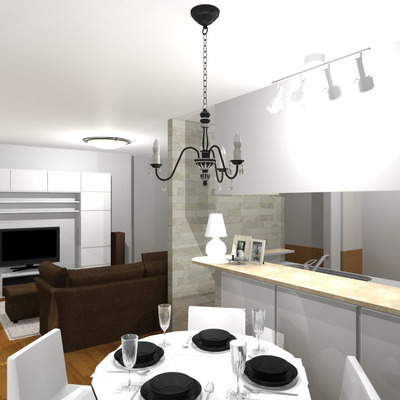 クラシックテイストをアクセントに。温かみあるシンプルモダン