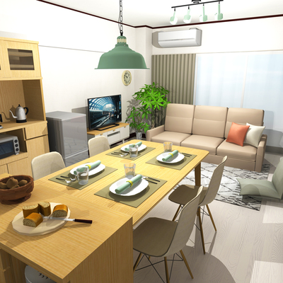 アメリカンビンテージカラーを楽しむインテリア