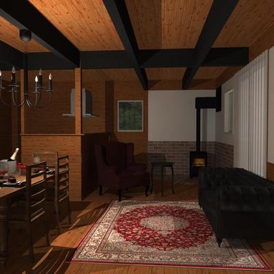 クラシカル×カントリーインテリア
～対比を楽しむインテリア～