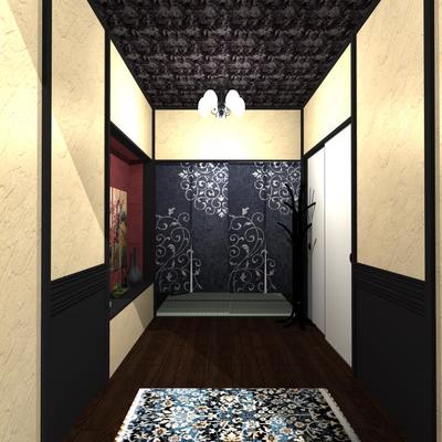 回廊のある「和」のインテリア