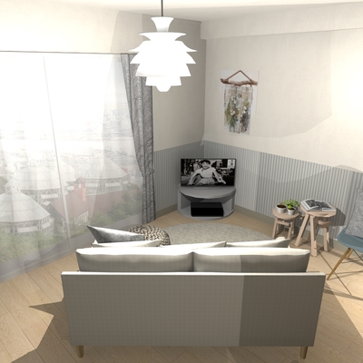 シャビー×ミニマルな大人フェミニンインテリア