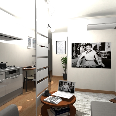 ヴィンテージモダンスタイルで仕上げた、趣味を楽しむリラックス空間