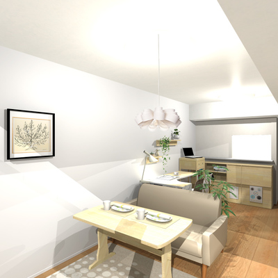 癒しのナチュラルインテリア　〜寛ぎと集中を両立できる空間