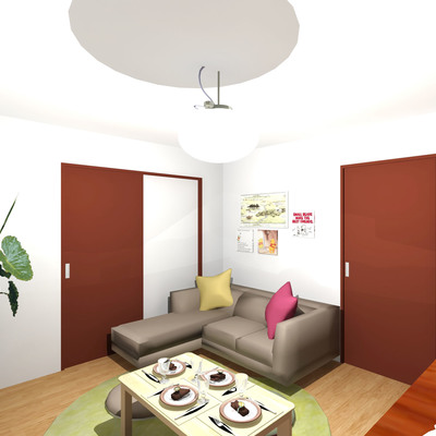 森の中の様なナチュラルインテリア