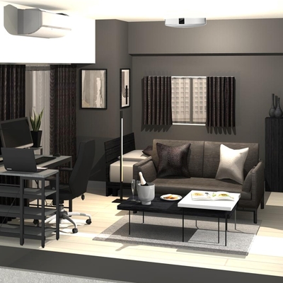 「働」・「寛」・「集」全て叶えるアーバンモダン空間
― 都会の隠れ家 ー